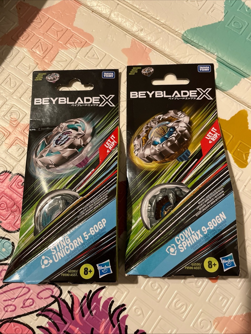 Beyblade X Sting Unicorn 5-60GP Booster NEW Hasbro 2024 Pack of 2
